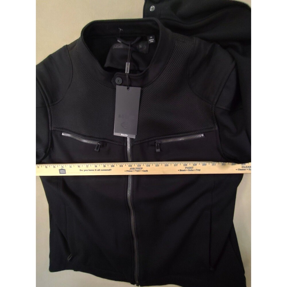 NWT 2XL Harley Davidson Mens Moto Biker Mesh Jacket 98419-19VM Obsolete DS Slim - Picture 7 of 15